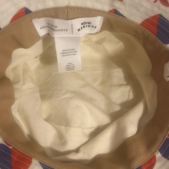 HOTEL MAGIQUE Anthropologie LOVE Apple HEARTS Bucket Hat Adjustable Sold out - Picture 7 of 11